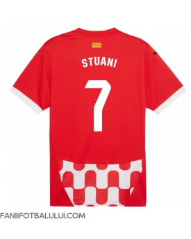 Girona Cristhian Stuani #7 Tricou Fotbal Replică 2024-25 Barbati Acasa